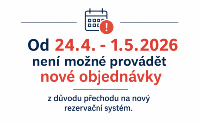 Omezení objednávání: Přechod na nový rezervační systém