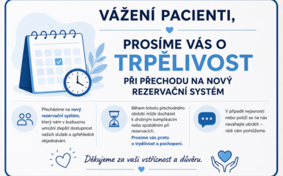 Přecházíme na nový rezervační systém